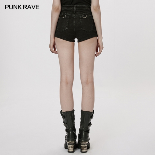 The Post-Apocalyptic Techwear Style Pantskirt Hot Girl Hot Pants WK-555XDF