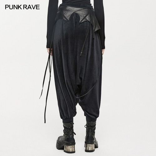 Daily Loose Casual Off Crotch Pants OPK-507XCF