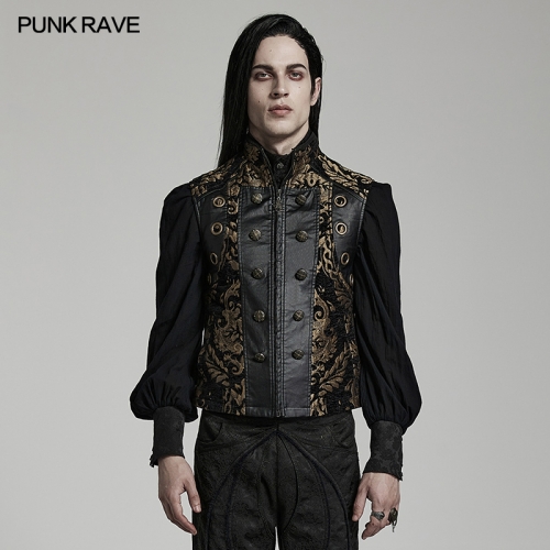 Goth Ornate Waistcoat WY-1489MJM