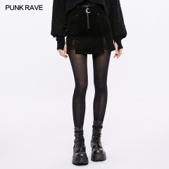 Rock Style Split A-line Short Skirt OPQ-1358BQF