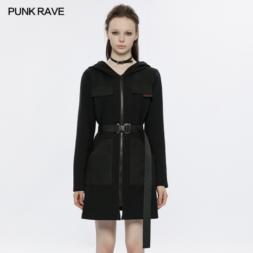 Dark techwear style dress OPQ-1319LQF