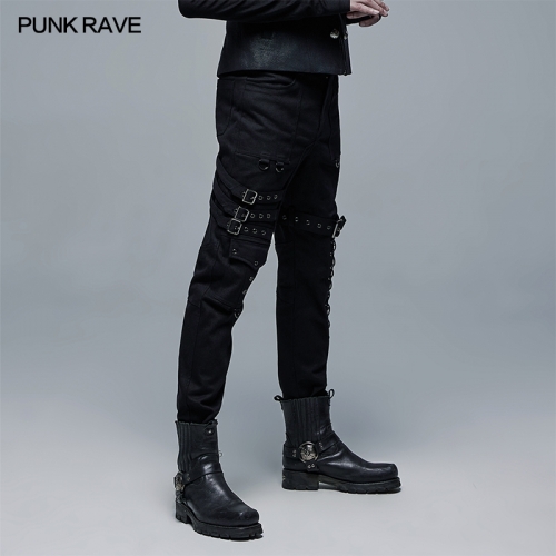 Punk Straight Long Pants WK-469XCM