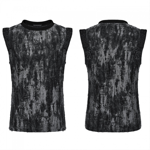 Punk Rave Fashion Victorian Gothic Style Fitted Tank Top Goth Daily Tank Top