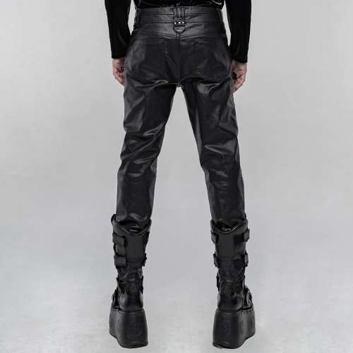 Punk imitation leather pants WK-433PCM