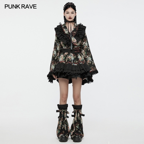 Punk Rave Lolita Fashion  Pretty Kimono Dress Q-114