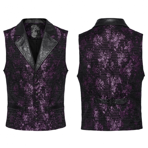 Punk Rave WY-1698MJM Elegant And Noble Fitting Design Goth Exquisite Jacquard Vest