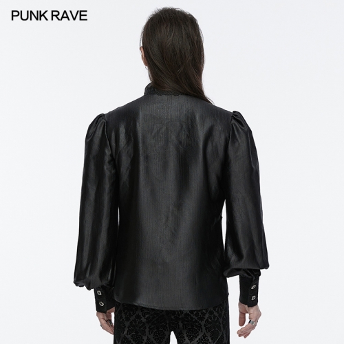 Punk Rave Elegant Bubble Sleeves Goth Layered Gorgeous Shirt