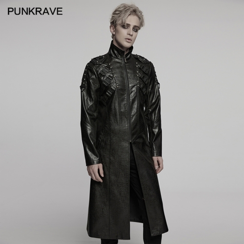 Punk Rave WY-1757XCM Handsome Stand Up Collar And Rugged Silhouette Cyberpunk Jacket