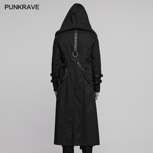 Punk Rave WY-1771XCM Hooded Collar Design Punk Street Hooded Jacket
