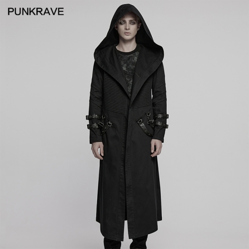 Punk Rave WY-1771XCM Hooded Collar Design Punk Street Hooded Jacket