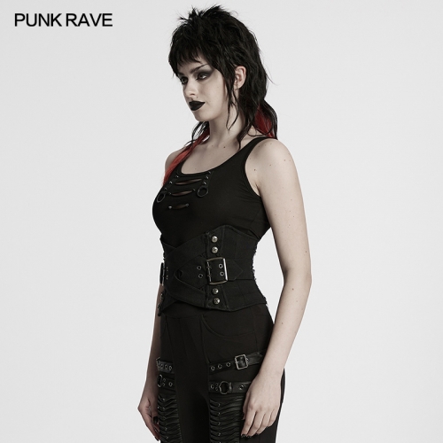 Punk Rave WS-753YDF Cool Interlaced Design Punk Interlaced Corset