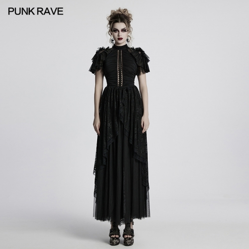 Punk Rave WQ-853LQF Sexy And Elegant Exquisite Bead Embroidery Gothic Elegant Dress