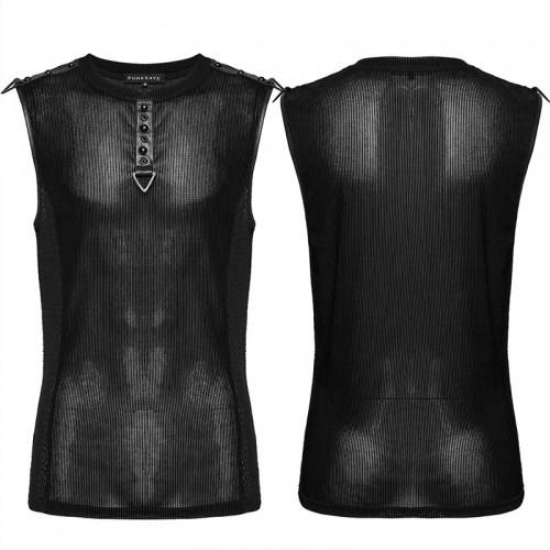 Punk Rave WT-1017BXM Body Shape Simple And Versatile Style Cyber Vest