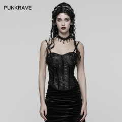 Punk Rave WY-1908SYF Visually Slimming And Shaping Goth Rose Corset Punk Rave WY-1908SYF Visually Slimming And Shaping Goth Rose Corset