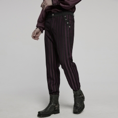 Goth vertical stripes pants WK-723XCM