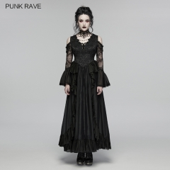 Punk Rave WQ-944LQF Transparent Lace Sleeves Goth Gorgeous Fairy Dress