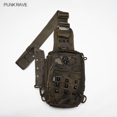 Punk Rave Adjustable Webbing Shoulder Strap Punk Backpack
