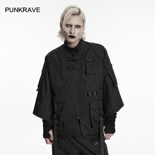 Punkrave WY-1946XDM Functional Style Unique Techwear Vibe Punk Functional Jacket